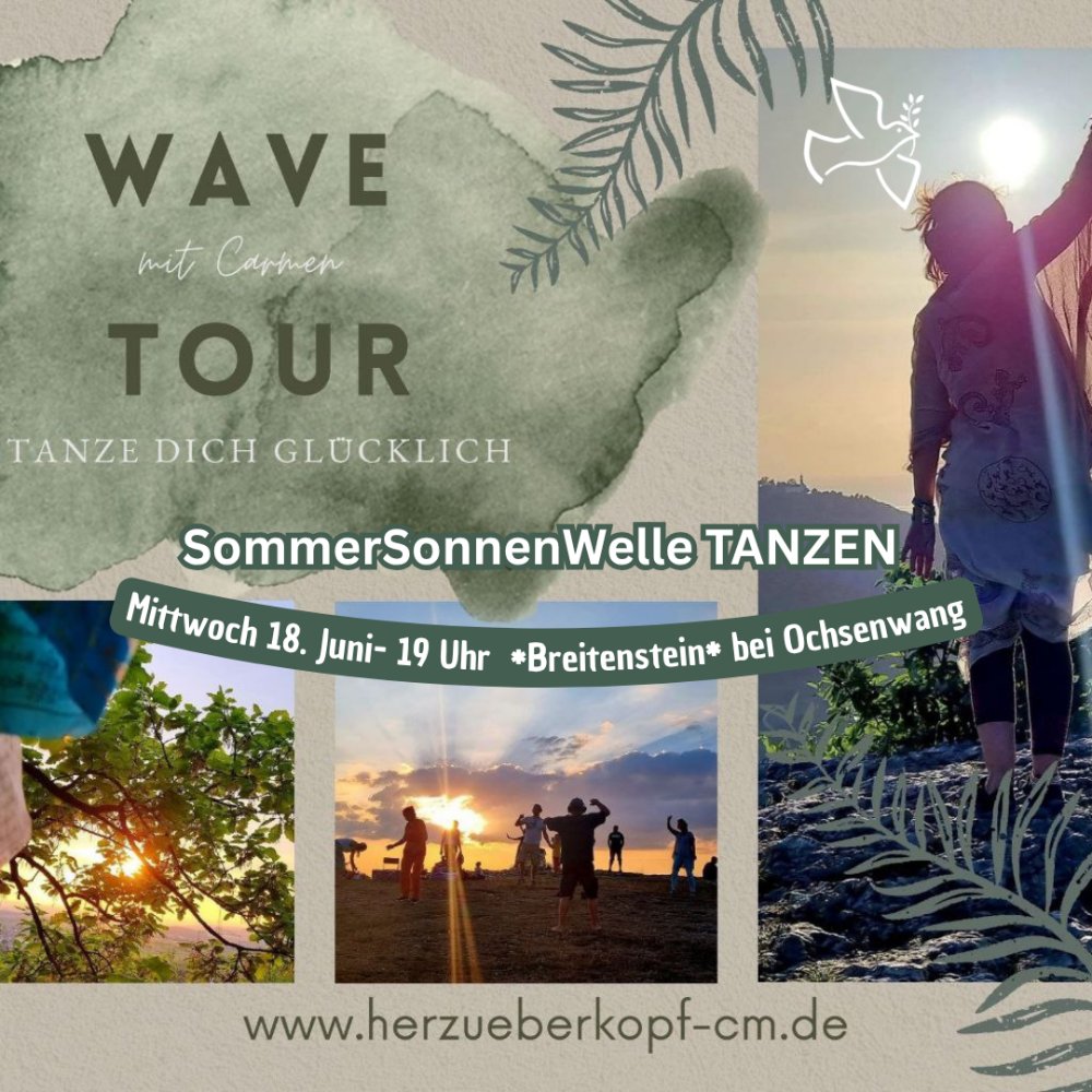 Event image for WAVE-Tour - mit Carmen *SommerSonnenWelleTANZEN auf dem Breitenstein (bei Ochsenwang)