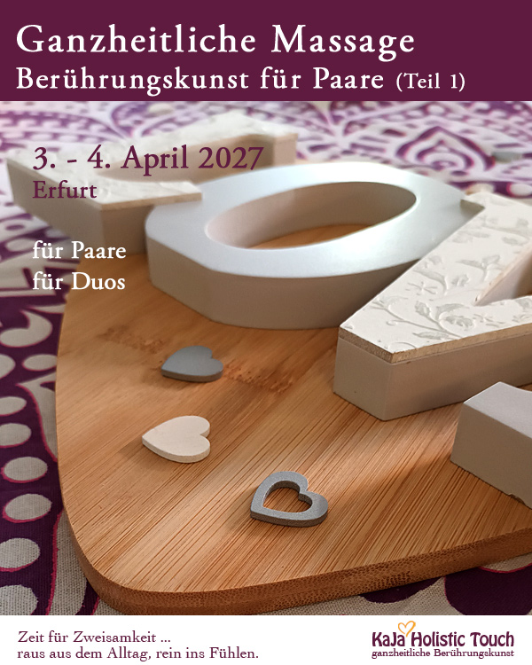 Massage und Berührungskunst für Paare (Teil 1) mit Jana & Kai von KaJa Holistic Touch
