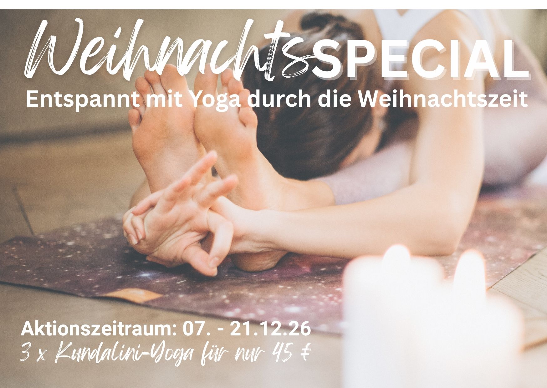 Entspannt mit Yoga durch die Weihnachtszeit - S-Hofen 19:45 Uhr