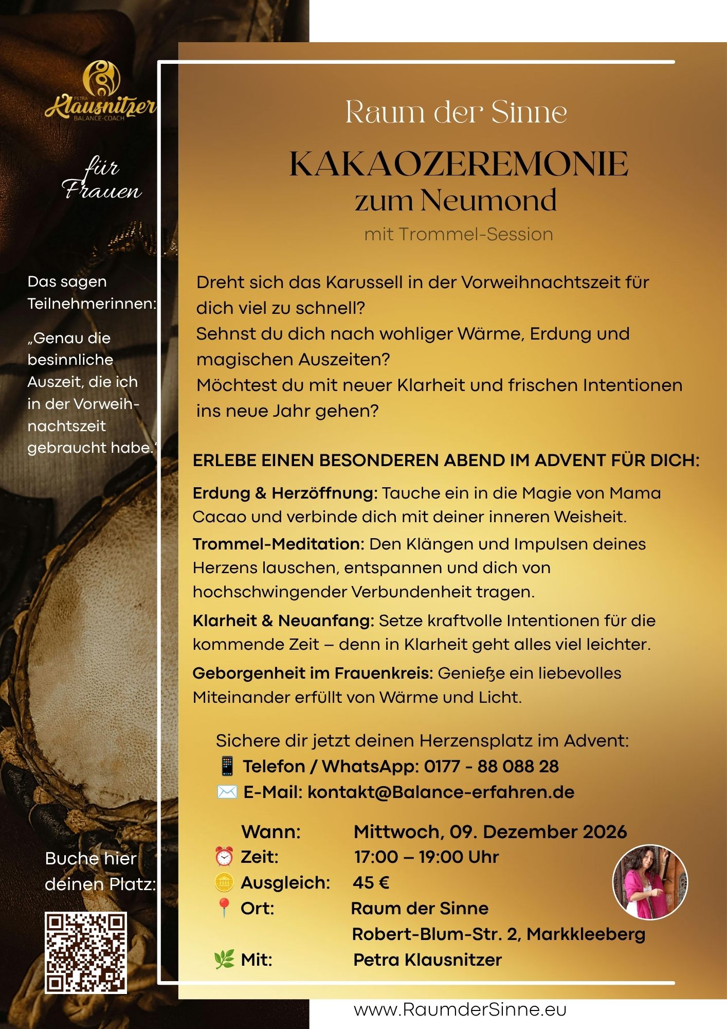 Kakaozeremonie zum Neumond