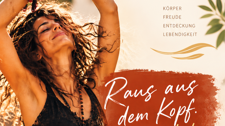 freies Tanzen, aus der Stille in fließende Bewegungen, Tönen, Trance, Lebensfreude