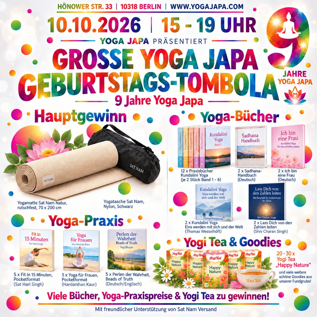 9 Jahre Yoga Japa - Wir feiern mit Euch