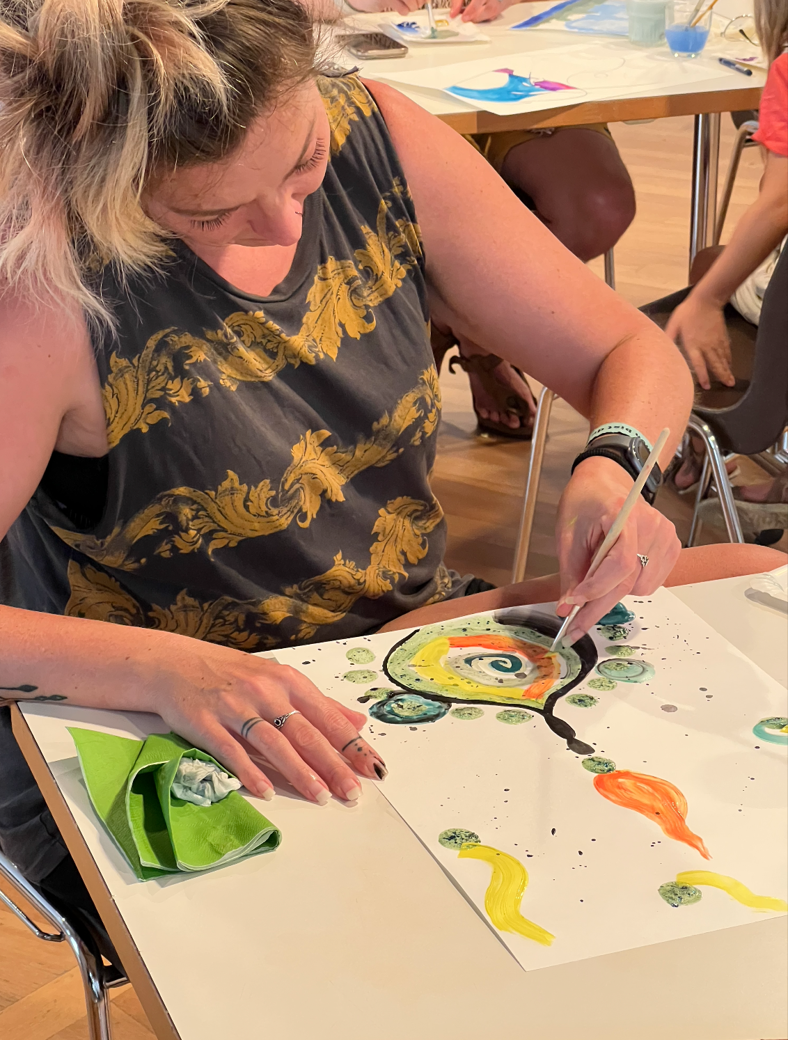 Painting and Improv Concert