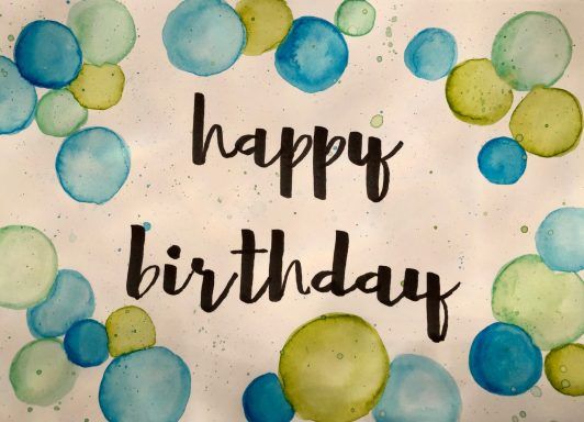 Handlettering und Aquarellmalen, Foto 2