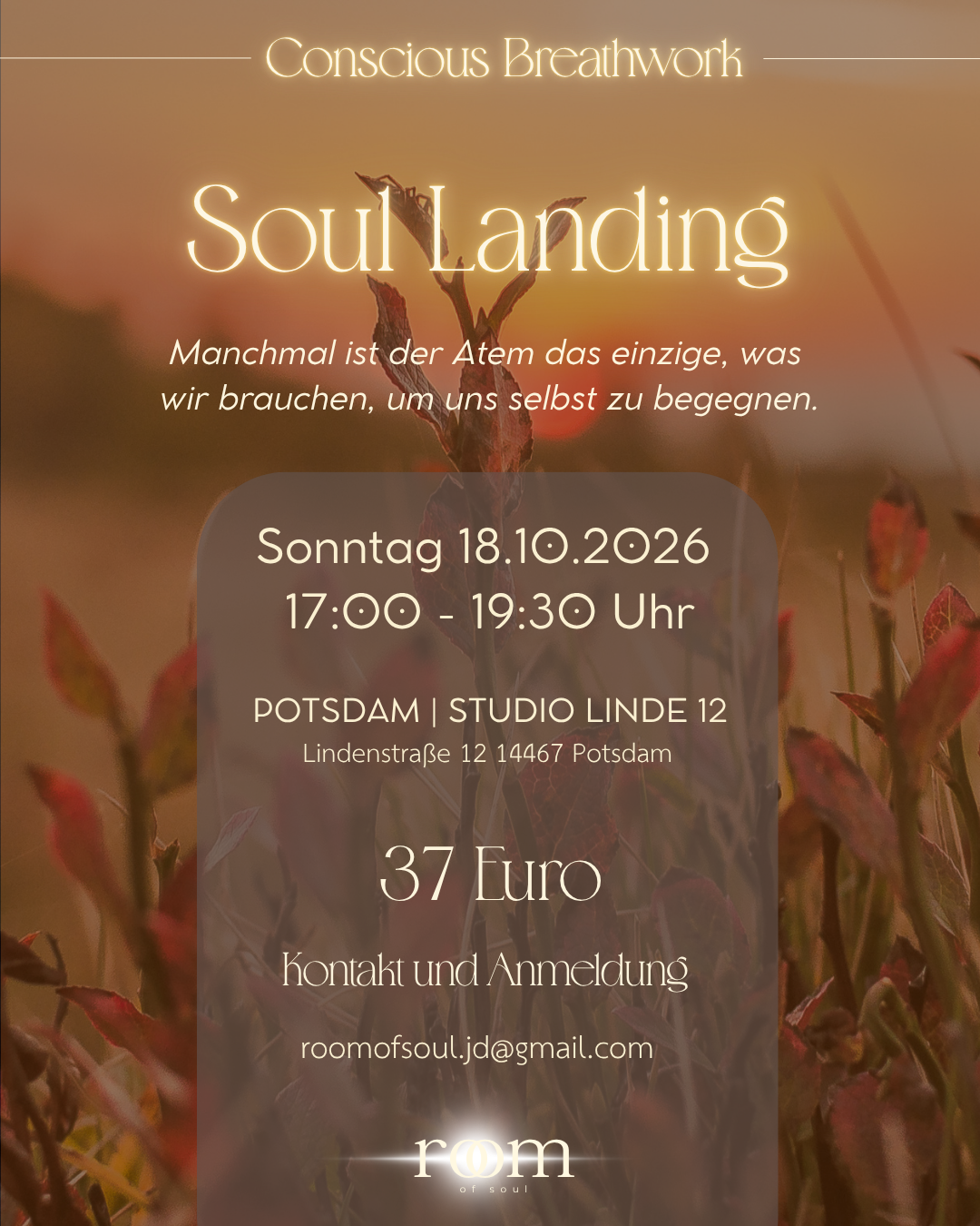 SOUL LANDING | Conscious Breathwork in Potsdam