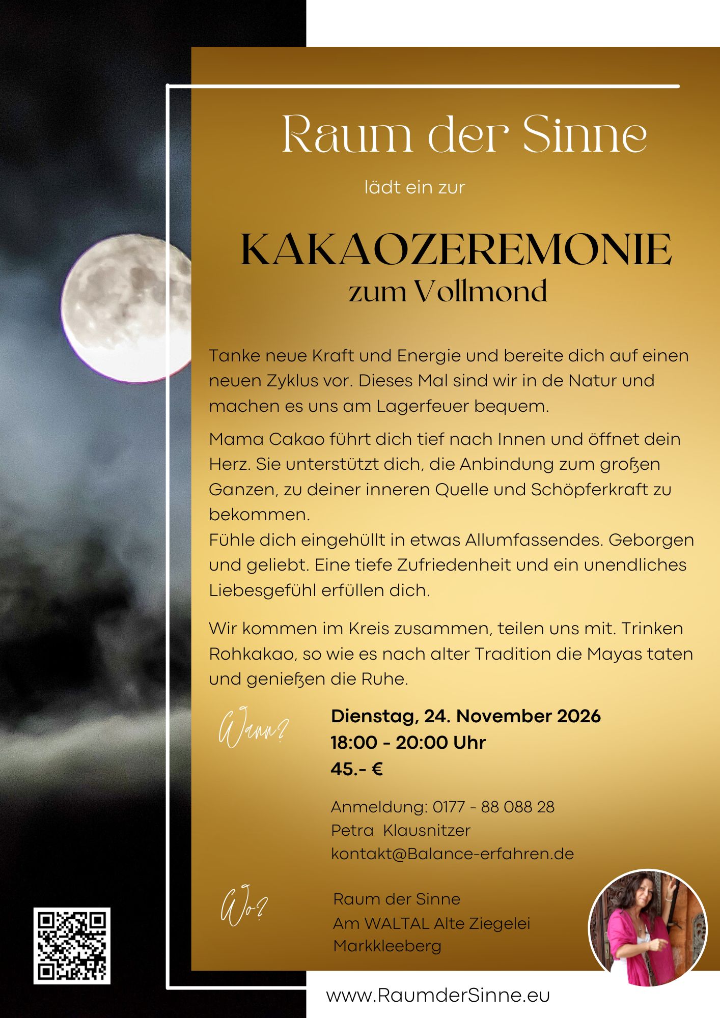 Kakaozeremonie zum Vollmond