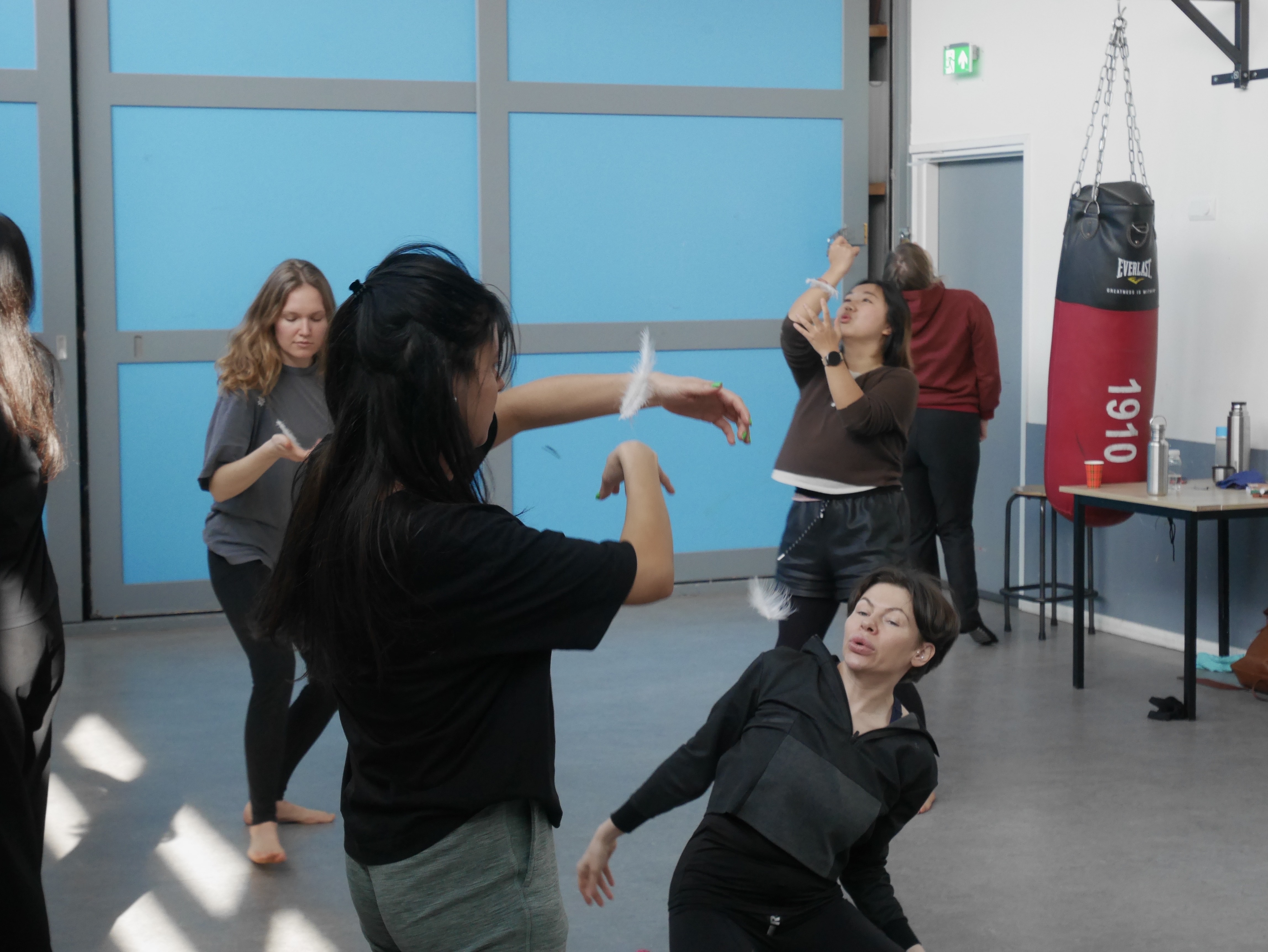 Photo from the class during the course Drama Bridge 2024-2025 curated by Halina