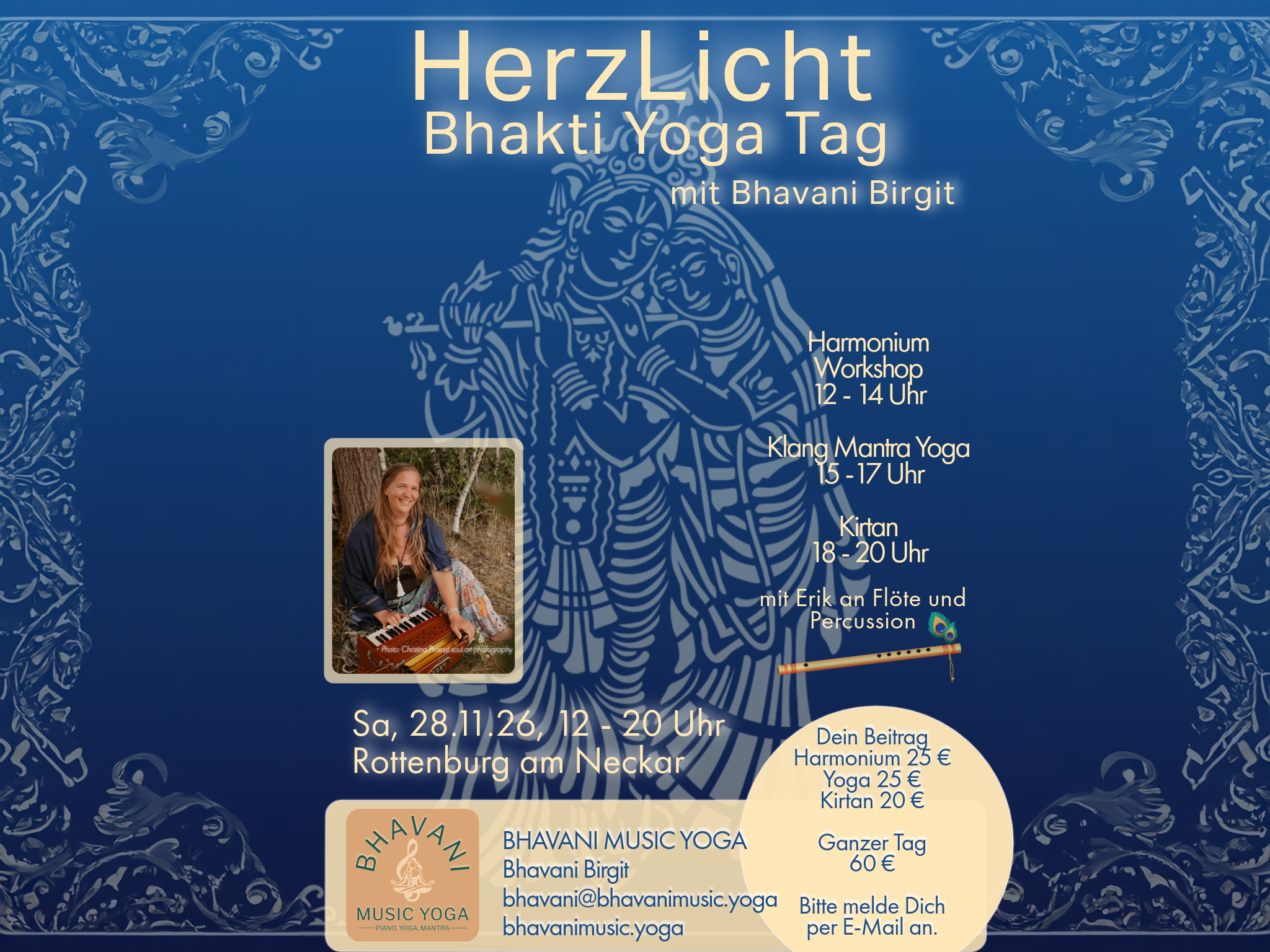 HerzLicht Bhakti Yoga Tag mit Bhavani Birgit, Foto 1