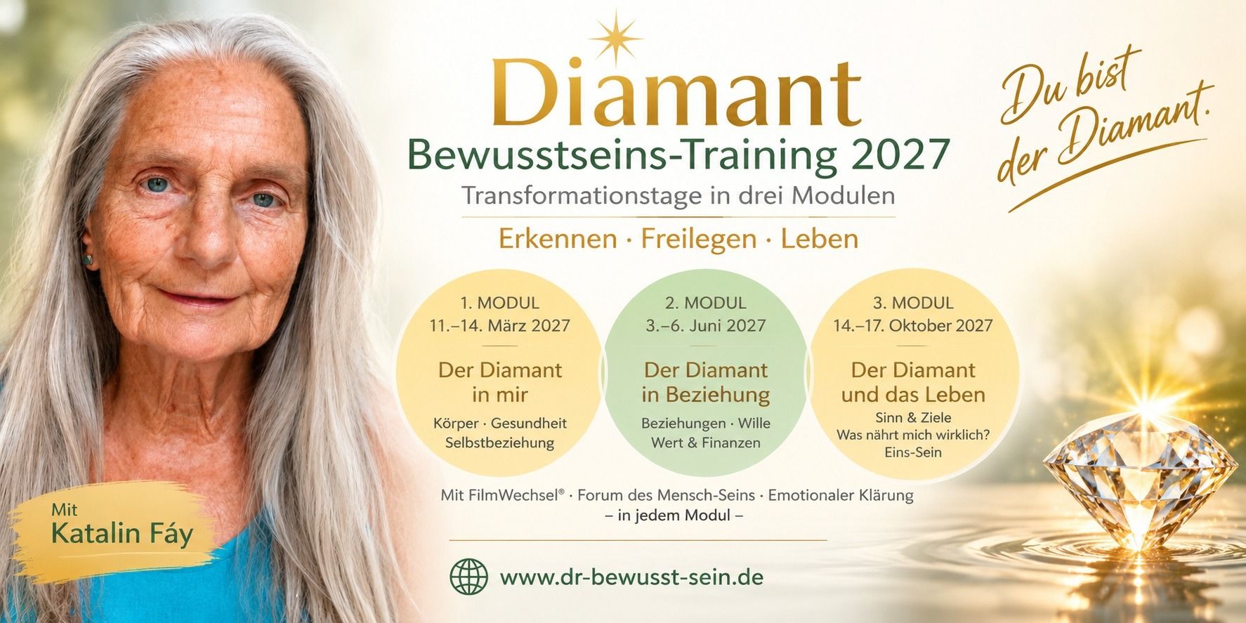 Diamant Bewusstseins-Training Jahresreise