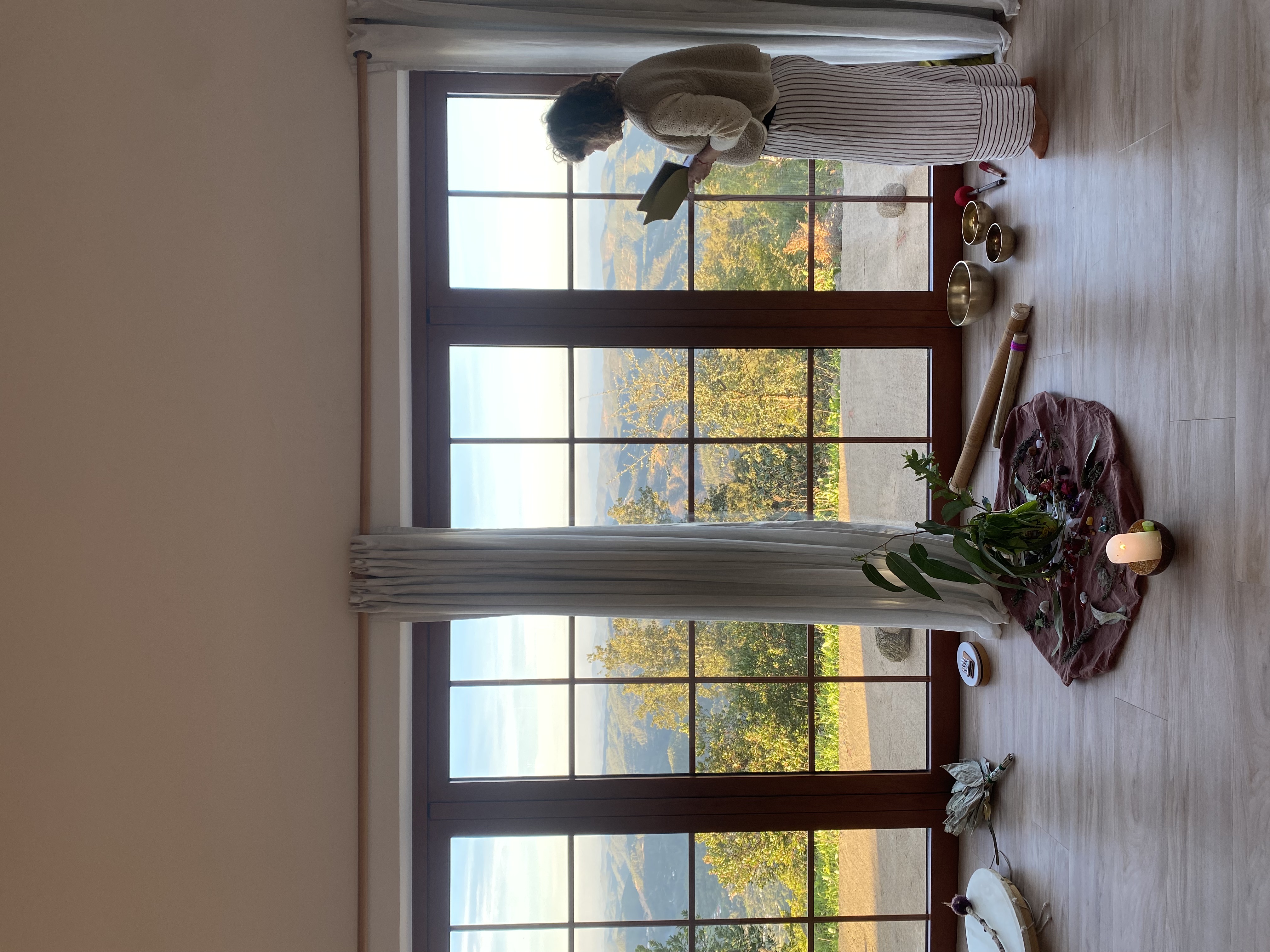 View from the Yoga room