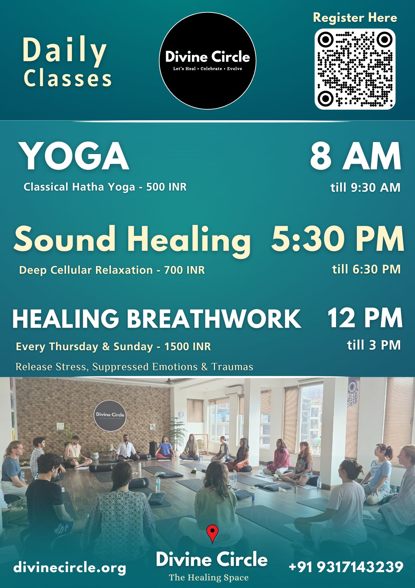 Daily Yoga Classes  | 8 AM