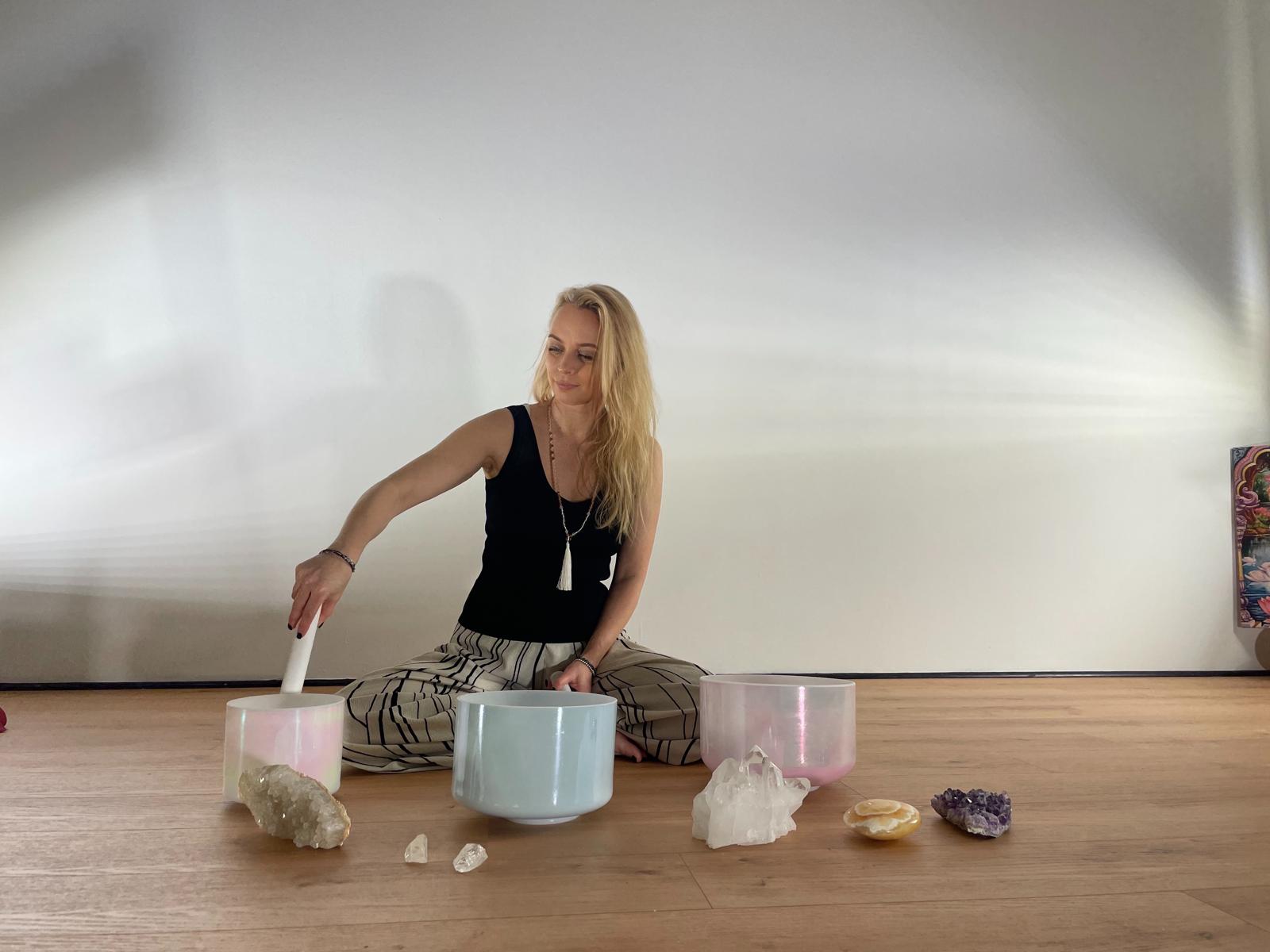 Yoga, Meditation & Klang (Kristallklangschalen), Foto 1