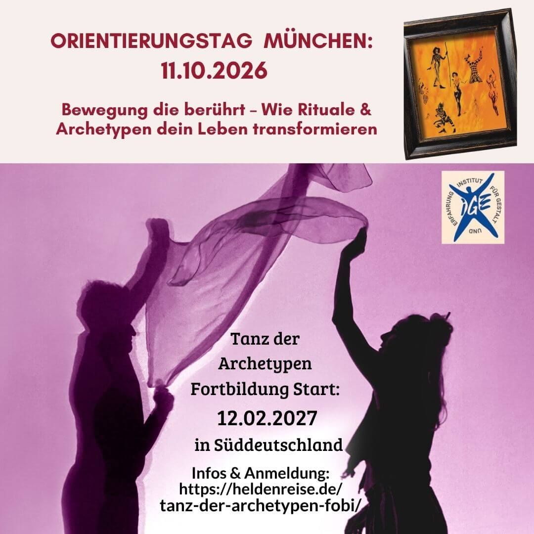 Tanz der Archetypen Fortbildungszyklus 2026/2027