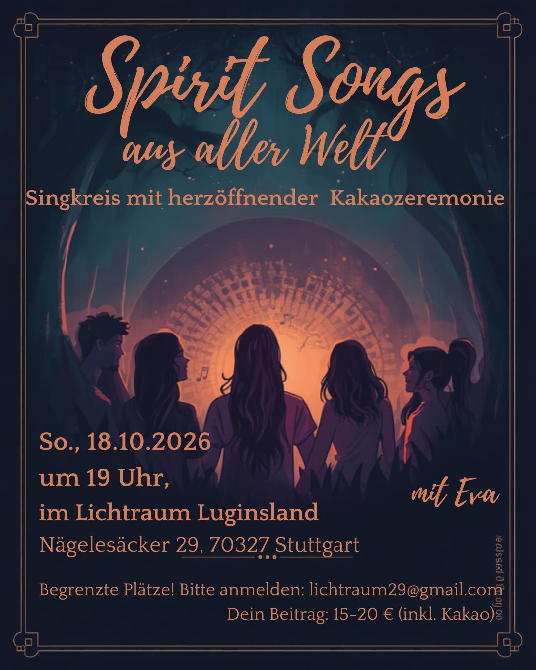 Singkreis mit Kakaozeremonie 