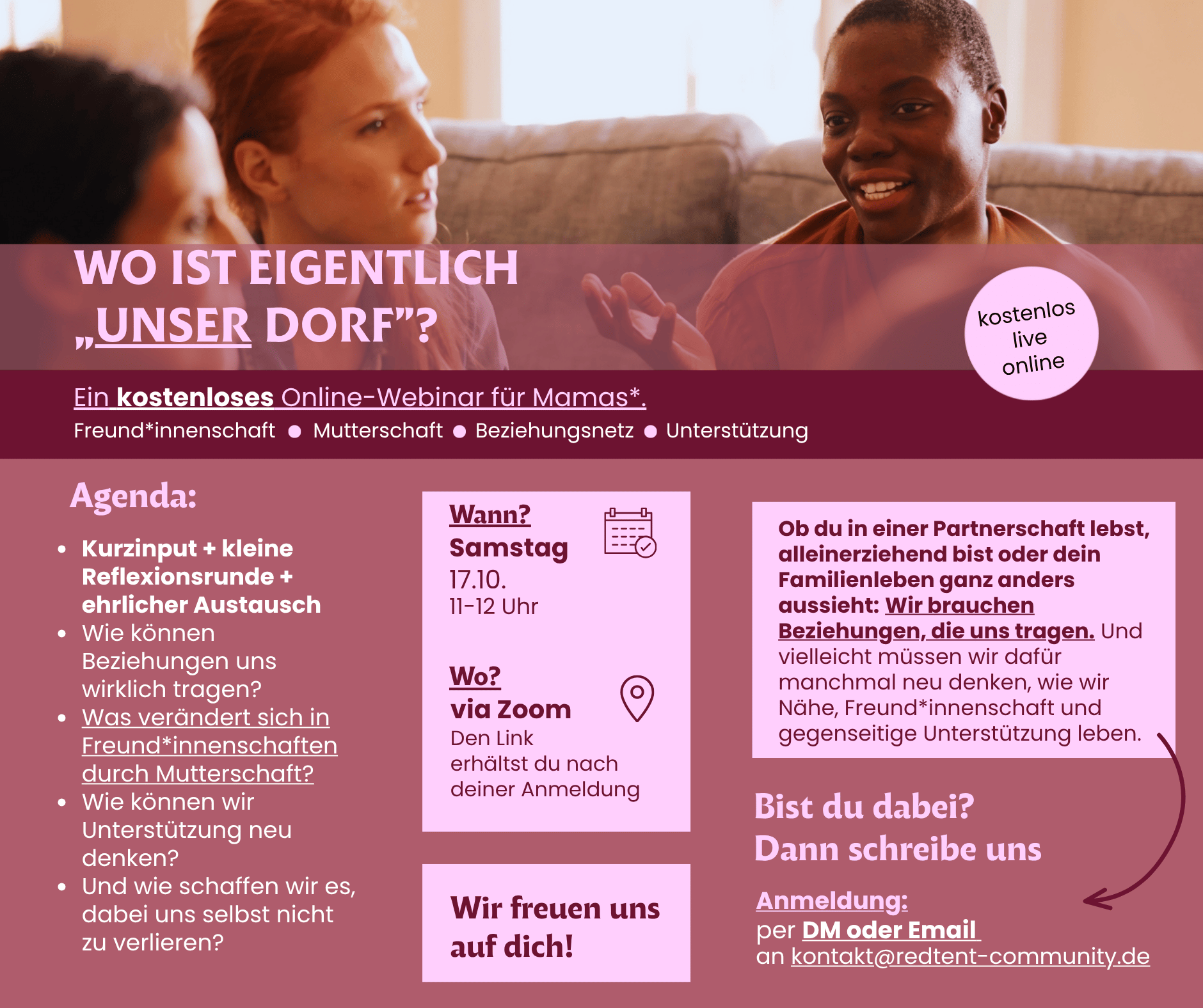Austausch, für Mamas, Freund*innenschaften