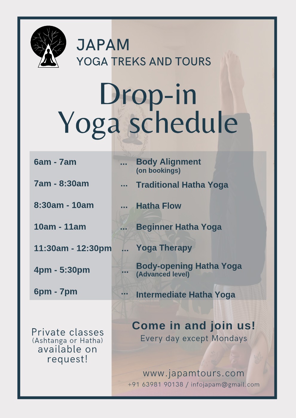 Daily drop-In classes, photo 1
