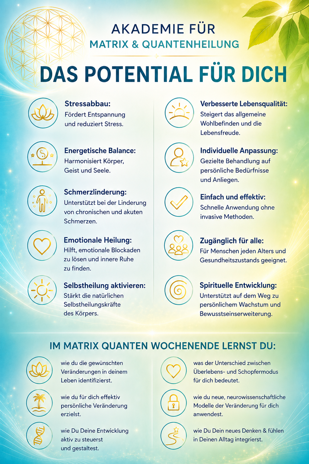 Themen Anwendungen Quantenheilung Hannover 