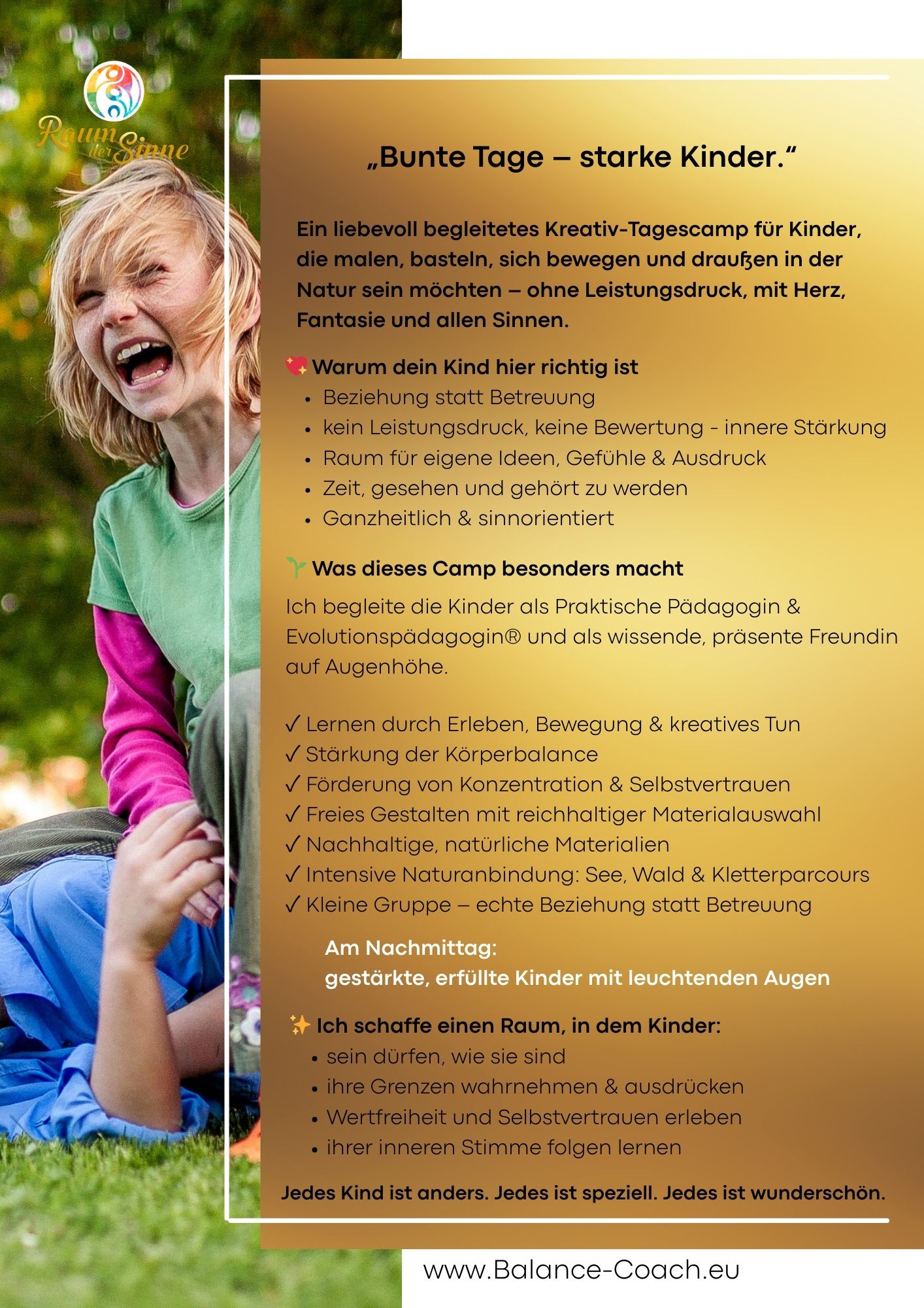 Kreativ-Ferien-Camp (1 Woche) 