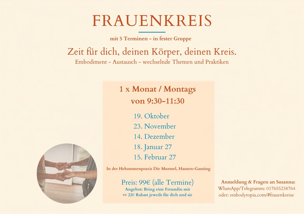 Flyer Frauenkreis Gauting