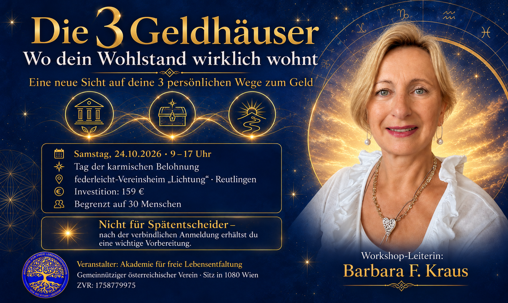 Die 3 Geldhäuser - Wo dein Wohlstand wirklich wohnt