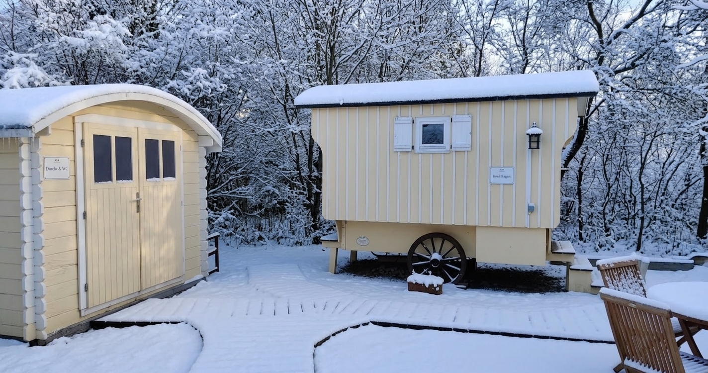 Sauna im Zirkuswagen 