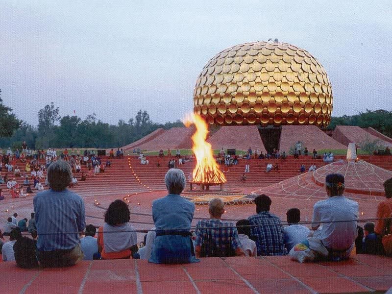 Auroville backdrop