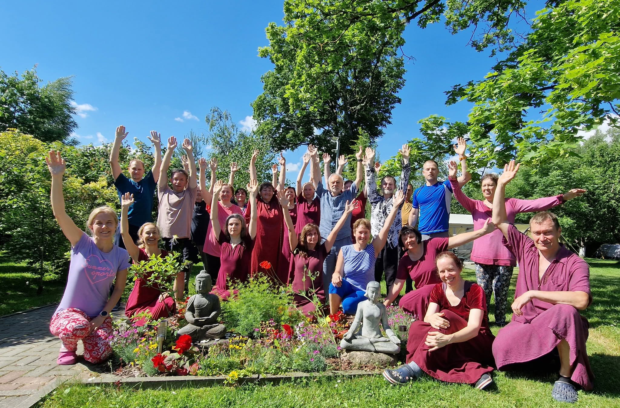 Ojas Meditation Center backdrop