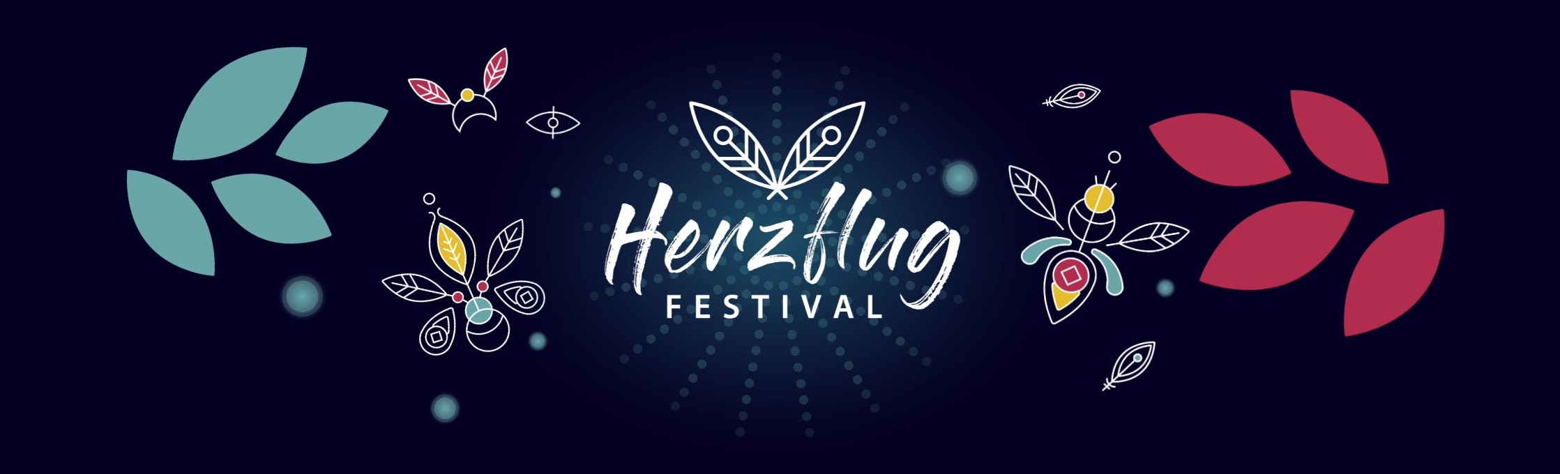 Herzflug Festival backdrop