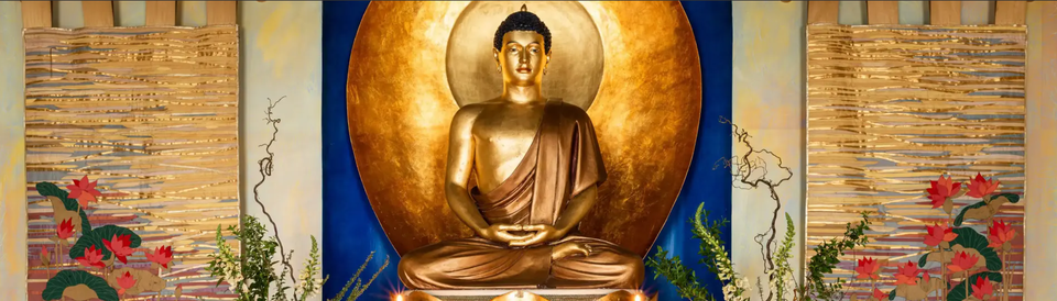 London Buddhist Centre backdrop