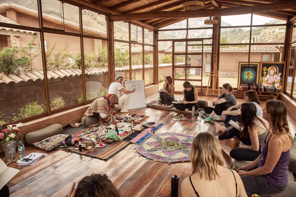 Andean Yoga School backdrop