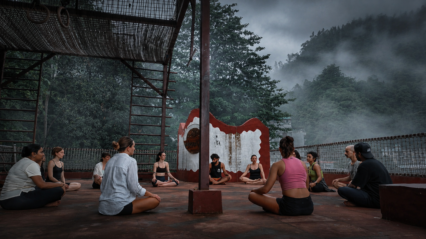 Aavya Creative Wellness Retreat backdrop