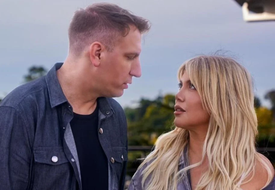 Wanda Nara junto a Maxi en Triángulo Amoroso, ficción Telefe