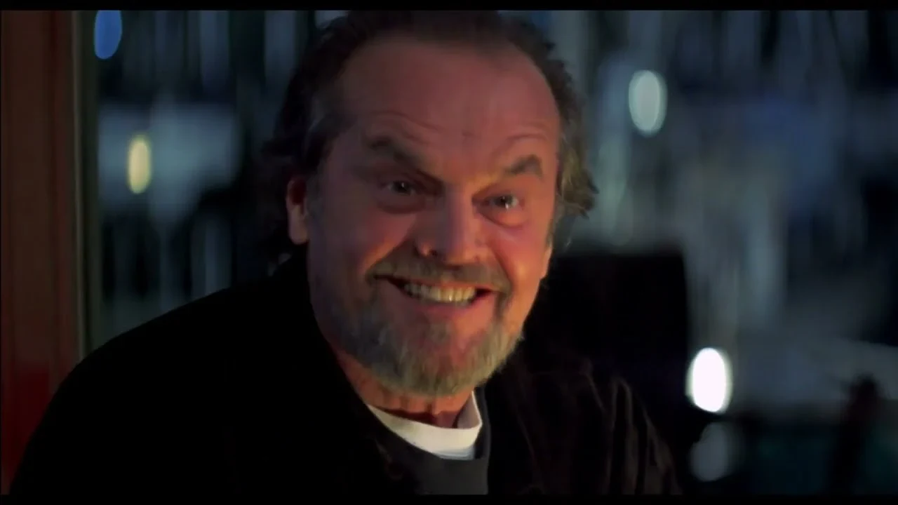 Jack Nicholson como el Dr. Buddy Rydell en Locos de ira
