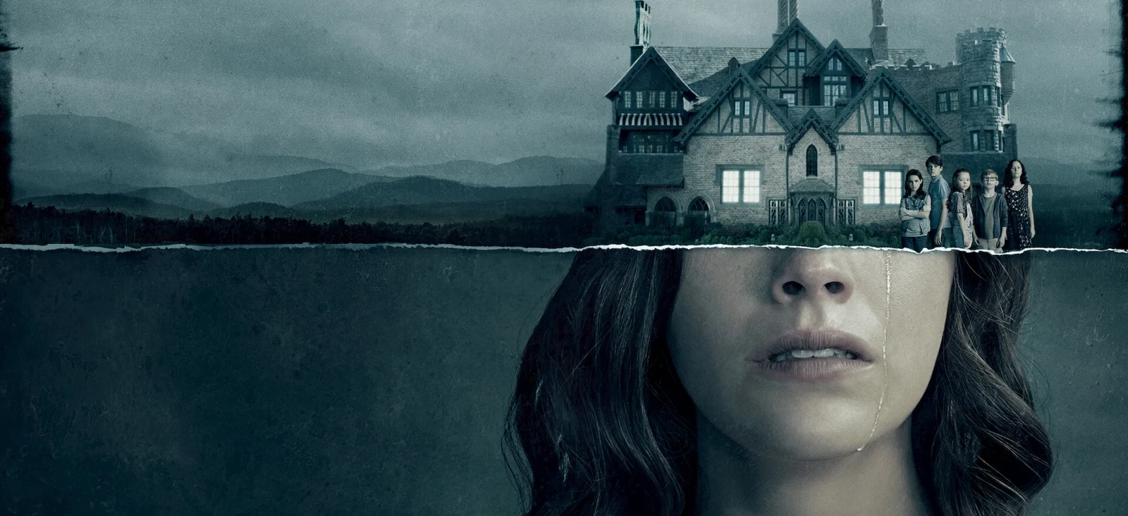 Arte oficial de La maldición de Hill House, de Netflix