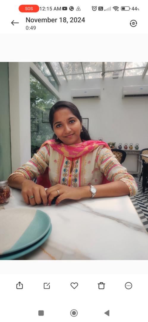 Photo of Dr Rubini, Psychologist in Chennai, Tamil Nadu