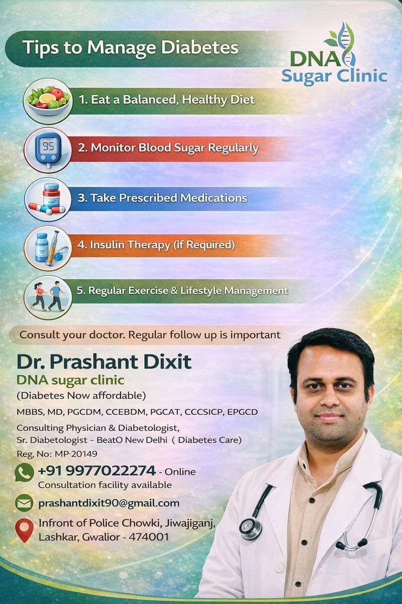 Practicing as a Senior Diabetologist since last 8 years