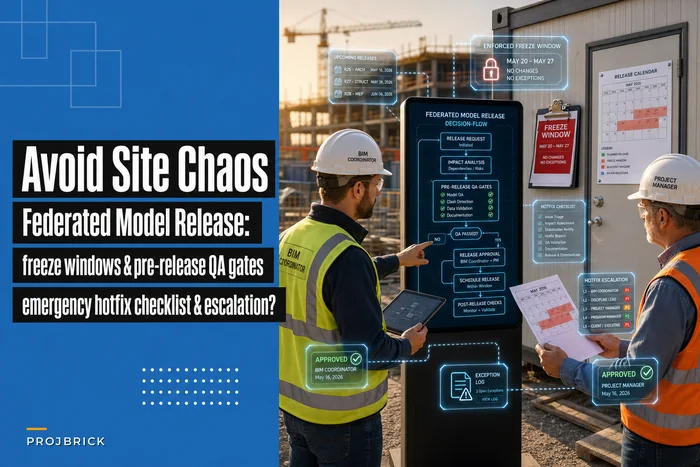 Avoid site chaos with federated model release rules: freeze windows, QA gates and emergency hotfixes