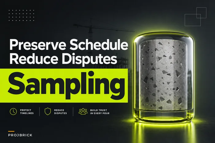 Concrete sampling protocol for foundations: a field‑ready decision tree for coring, lab turnaround and contingency pours