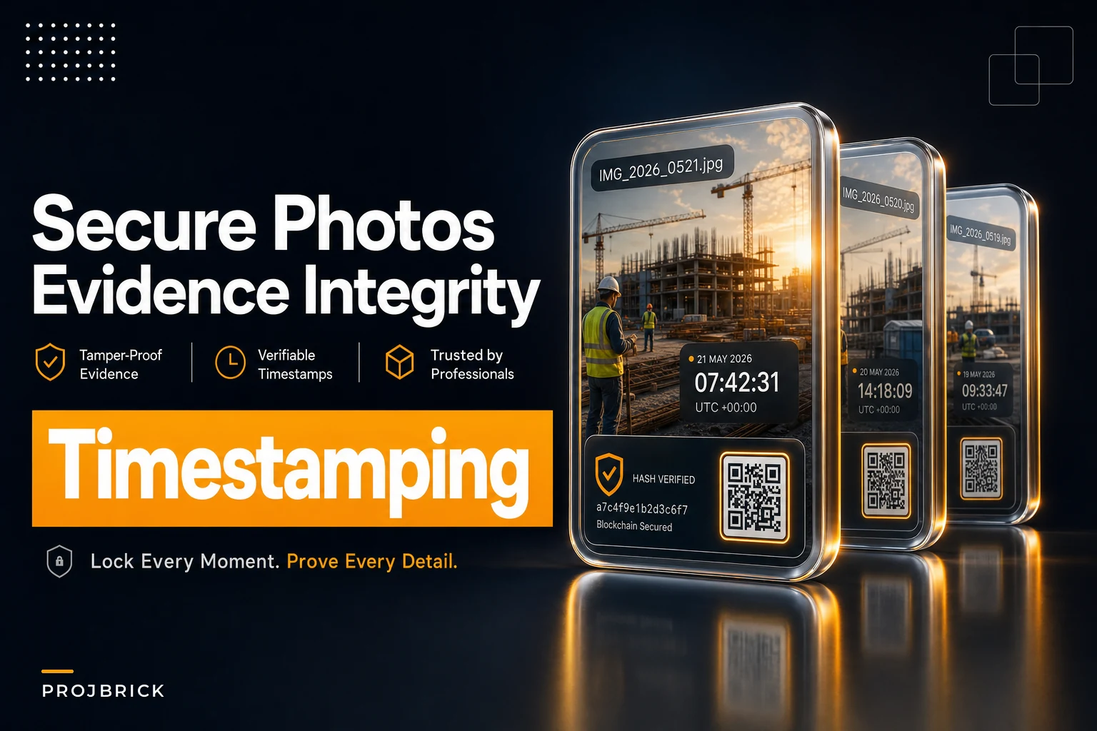 Photo chain‑of‑custody for construction claims: timestamping, naming and hashing rules that hold up