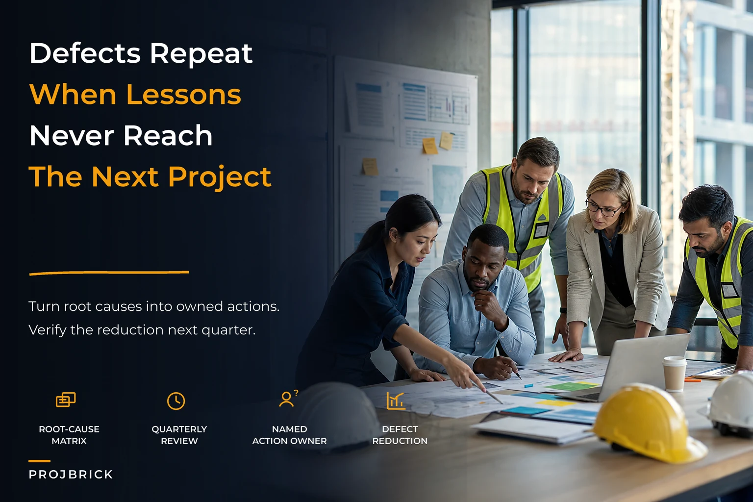 PMO continuous-improvement playbook for defect reduction