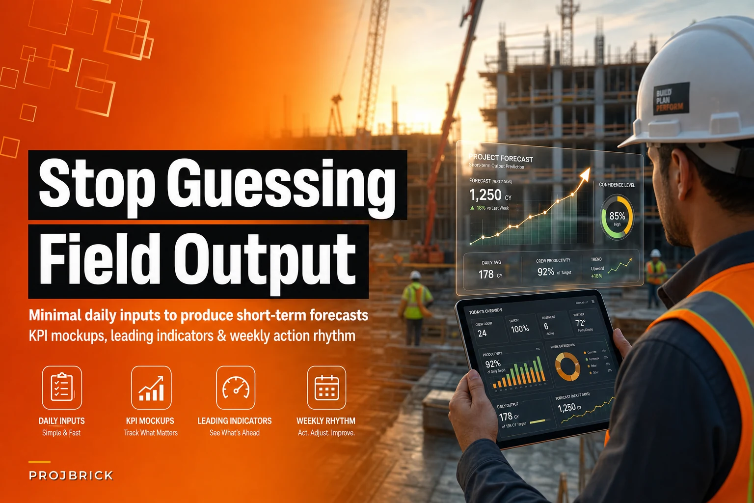 Stop guessing field output: daily crew productivity tracking that turns reports into reliable forecasts