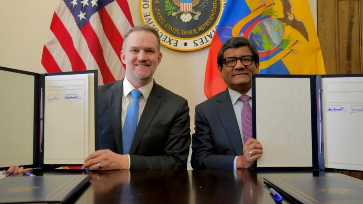 El 53 % de las exportaciones no petroleras de Ecuador se beneficiará de acuerdo con Estados Unidos