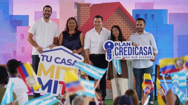 Daniel Noboa proyecta al 2026 como el año de la construcción, la vivienda y el empleo en Ecuador