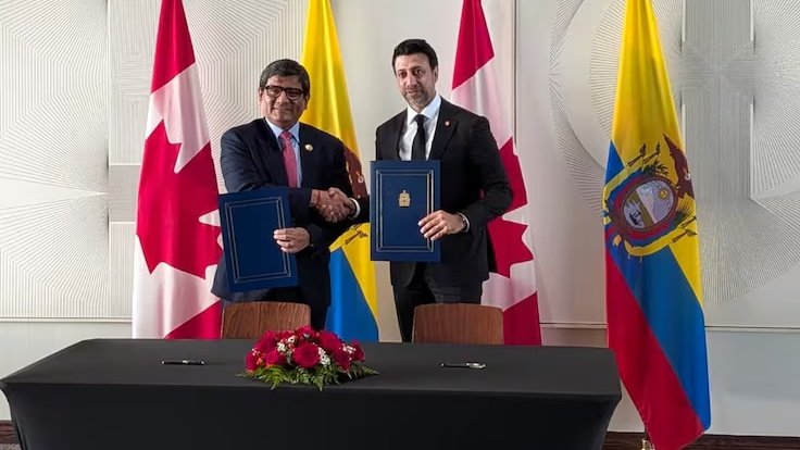 Ecuador y Canadá firmaron el acuerdo comercial