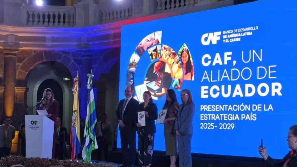 CAF destinará USD 4.500 millones para proyectos estratégicos en Ecuador hasta 2029
