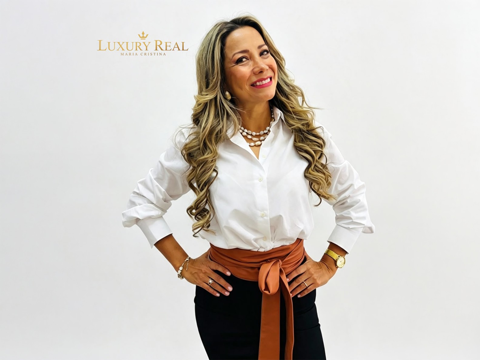 Logo de LuxuryReal - María Cristina Mora
