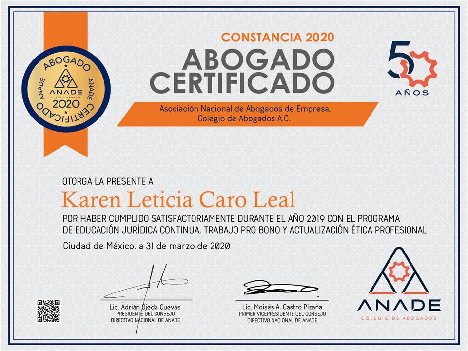 certification