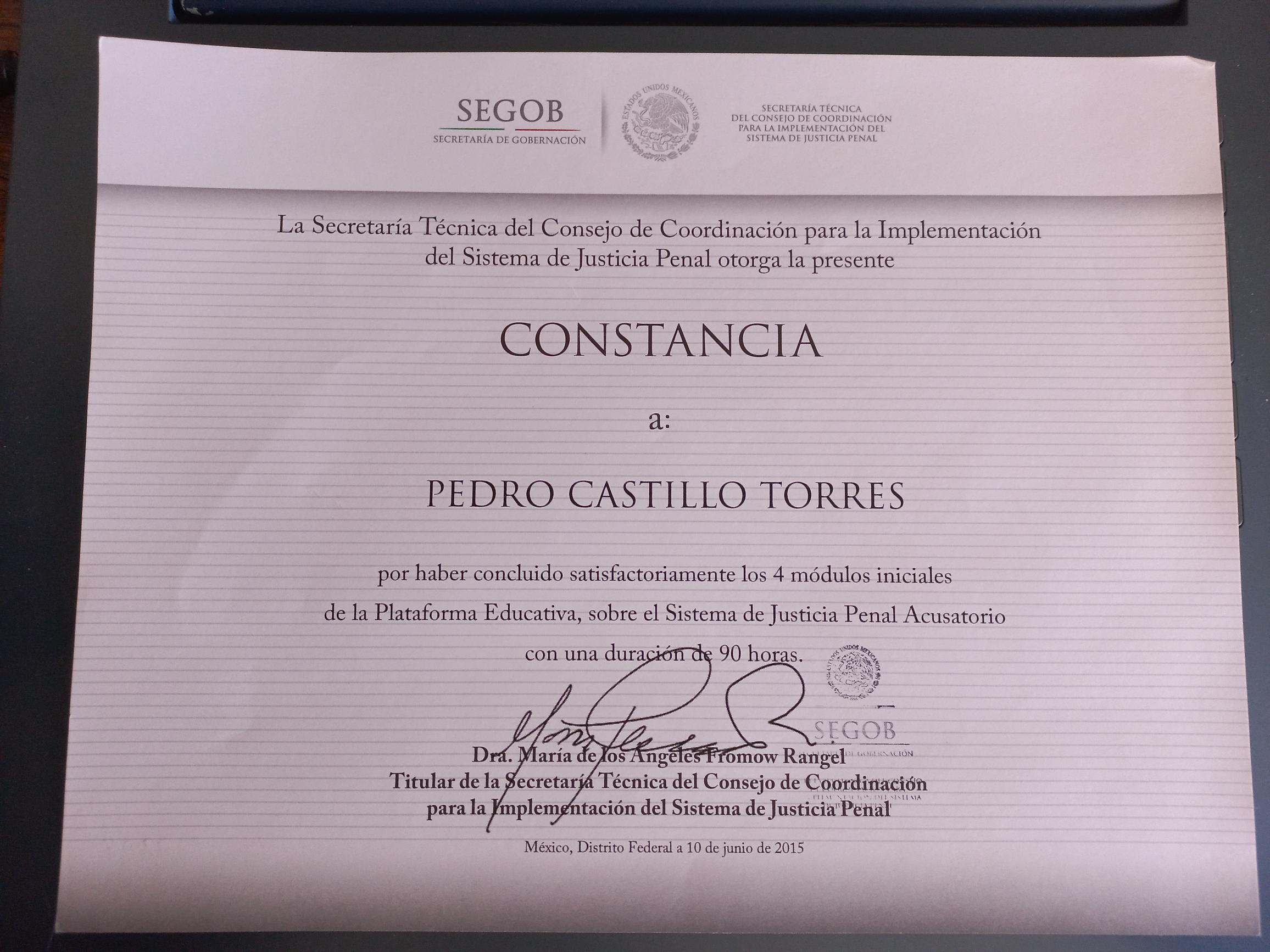certification
