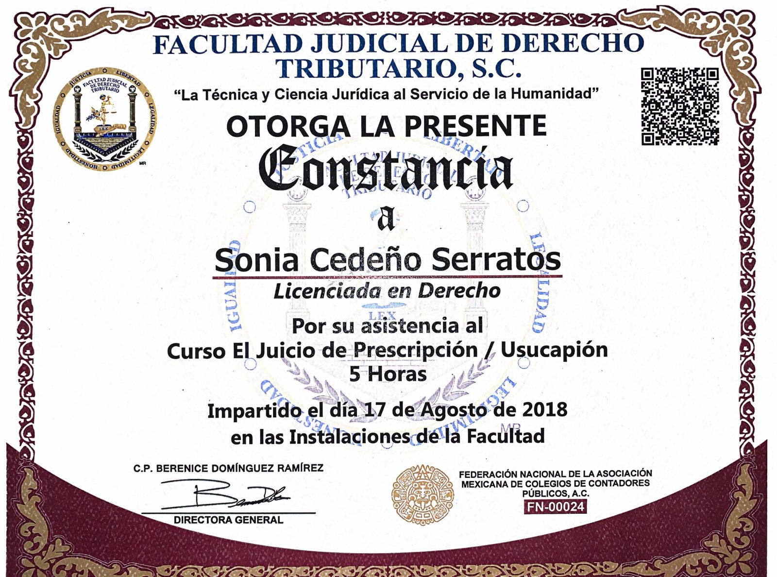 certification