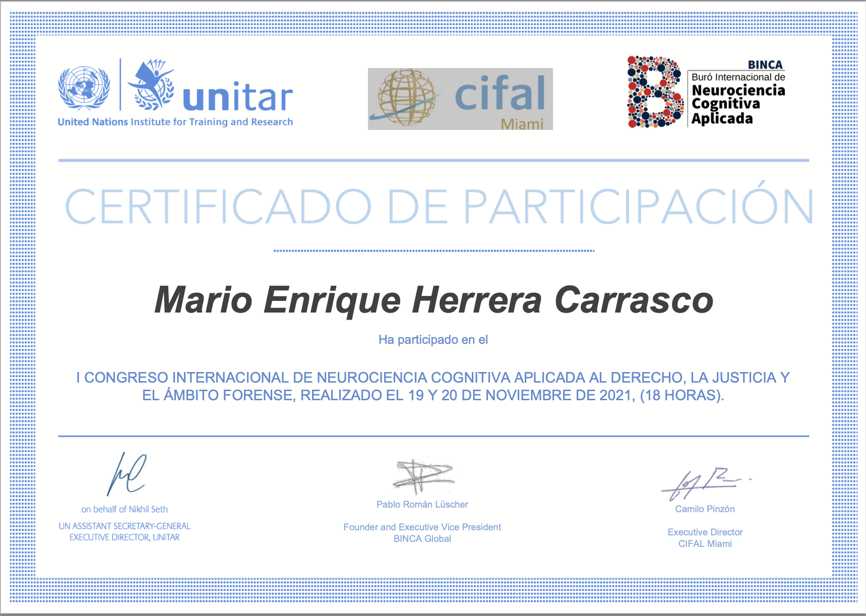 certification
